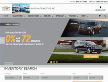 Tablet Screenshot of bussautos.com